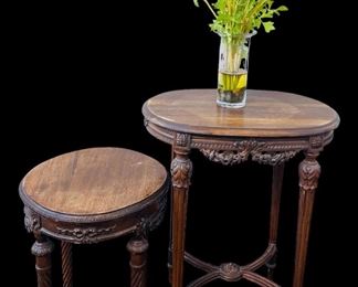 Vintage French end tables