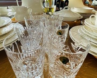 Waterford crystal old fashion glasses