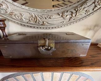 Antique Asian wood box