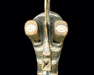 Vintage 1920s Songye Kifwebe African Tribal Mask