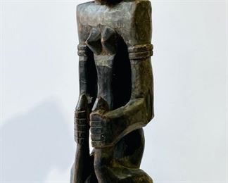 
Boyo Carved Wood African Tribal Fertility Female Statue Figurine OLD