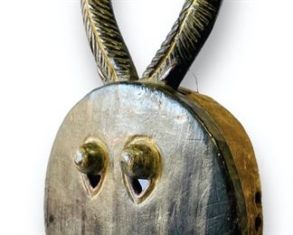Baule Kple Kle Goli Mask Carved Wood African Tribal Art
