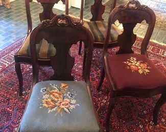 Victorian chairs