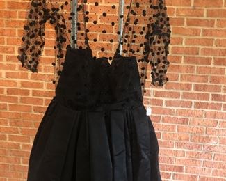 Custom silk vintage dress