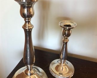 International Prelude sterling candle sticks
