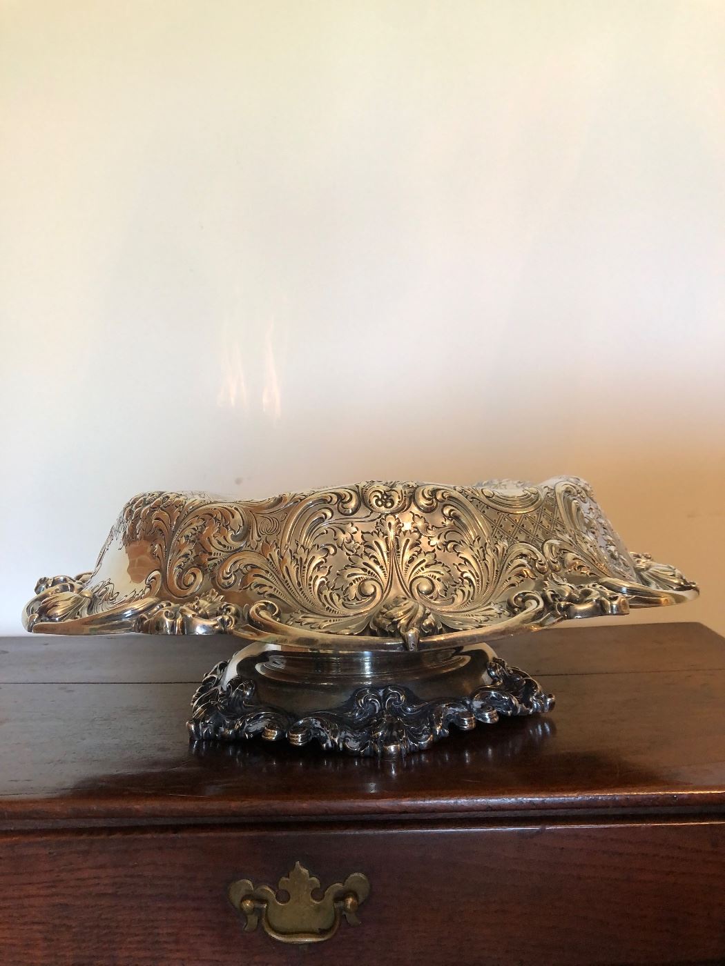 Reed and Barton sterling footed centerpiece