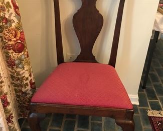 Early 19th-late 18th century Queen Anne/Chippendale chair