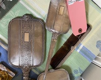 sterling Dresser Set