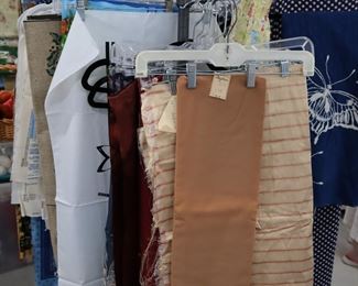 Vintage silks, crepes, rayons, Hawaiian, sari and more...