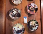 wcollection of vintage plates 6 plates2041 t