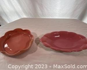 wflower shaped pottery1641 t