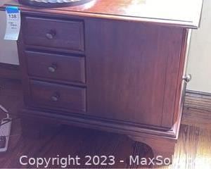 wnorman rockwell side tablecabinet1381 t