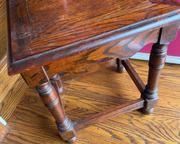 wornate wood side table1851 t