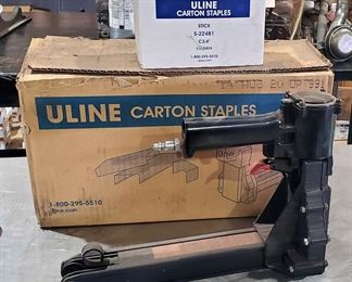 Uline Pneumatic Carton Stapler Including 3/4" Carton Staples
