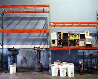 Heavy Duty Steel Pallet Racking, 10' x 16' x 42", Including 8 Cross Braces