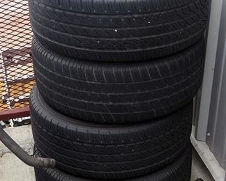 Lexis 16" Rims, EXTENESA A/S P225/R16, Qty 4