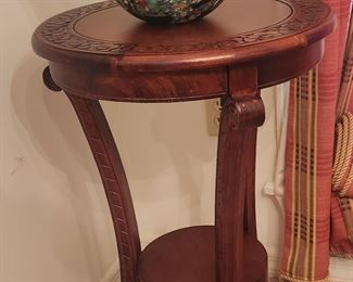 J Garletti art glass, hand blown. great table