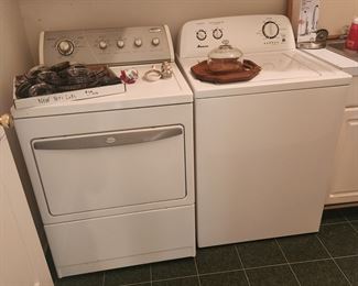 Amana Washer and Whirlpool Dryer