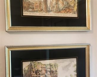 Italian framed prints