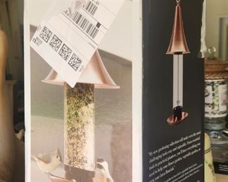 One of 3 bird feeders