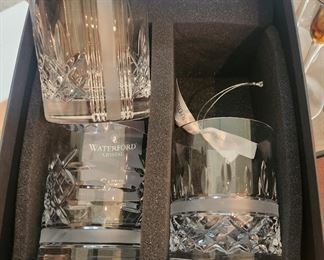 Waterford crystal old fashioned, missing one, NEW