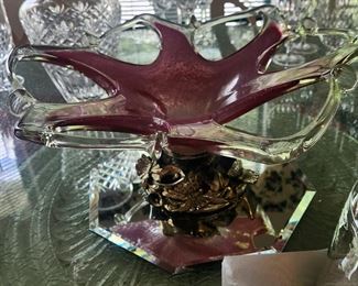 Italian  hand blown Art Glass