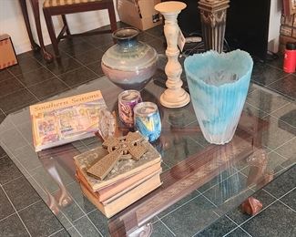 art glass, art pottery, more