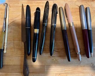 Nice selection of vintage fountain pens