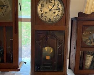 Nice, small variety of grandmother's clocks - mostly non-working/un-tested