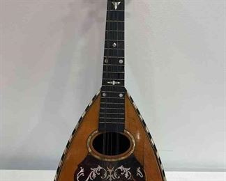 Criterion Antique Bowl Back Mandolin. Woodwork On Bowl Back Is Stunning, Crack On The Front 