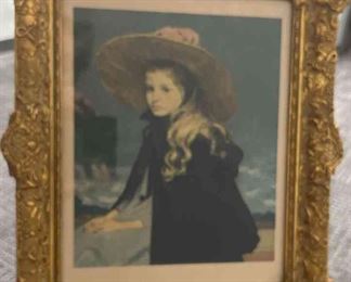 Oil Painting Replica Henriette In A Large Hat, 1899 By Henri Jacques Evenepoel