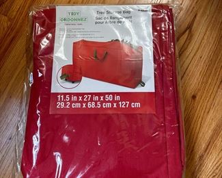 Balsam Hill Christmas tree storage bag.  $10.