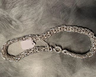 Link necklace-- marked 925