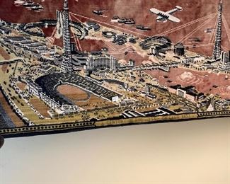 World's fair wall hanging.