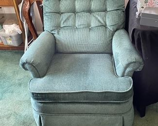 Comfortable blue chair