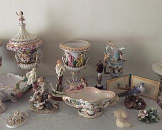 Capodimonte, Meissen, Kalk and more.