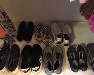 Men’s and children’s clothing, shoes and accessories.