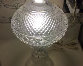 Gorgeous Waterford Crystal lamp.