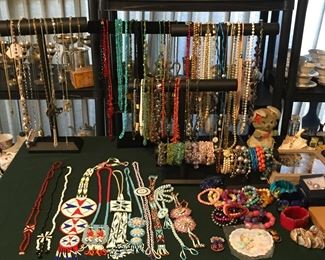 Native American beaded jewelry.