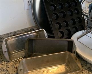 Baking pans and muffin tins