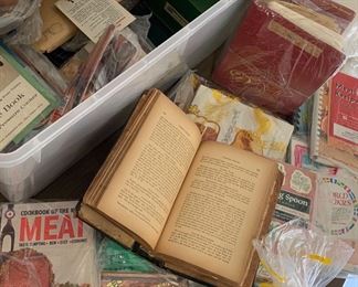 Vintage cookbooks