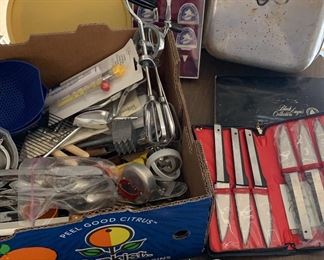 Kitchen utensils and cookware