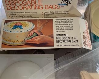 Cake decorating supplies