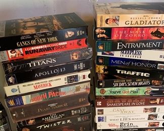 Large VHS collection