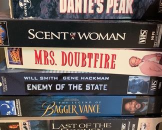 VHS movie collection