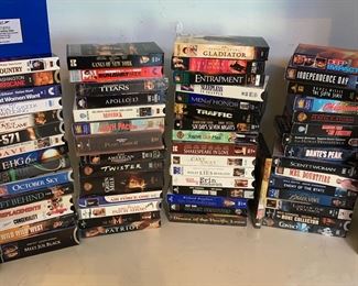 VHS movie collection
