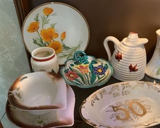 Vintage ceramic dishes