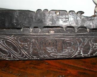 Papua New Guinea Ramu Wood Feast Bowl  Crocodile carved.   Pre Sales available text Erin 850 508 3755
