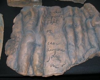 A series of Plaques from Barbara Balzer "Torso Boys" . There are 17 in total, just fabulous all the way.