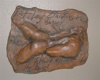 A series of Plaques from Barbara Balzer "Torso Boys" . There are 17 in total, just fabulous all the way.